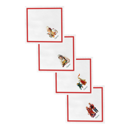 Набор салфеток столовых Повседневная Русь "Федоскино" 45х45